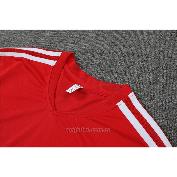Chandal del Manchester United Manga Corta 2022-2023 Rojo - Pantalon Corto